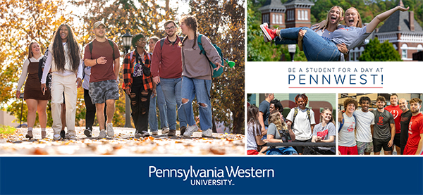 PennWest students on campus